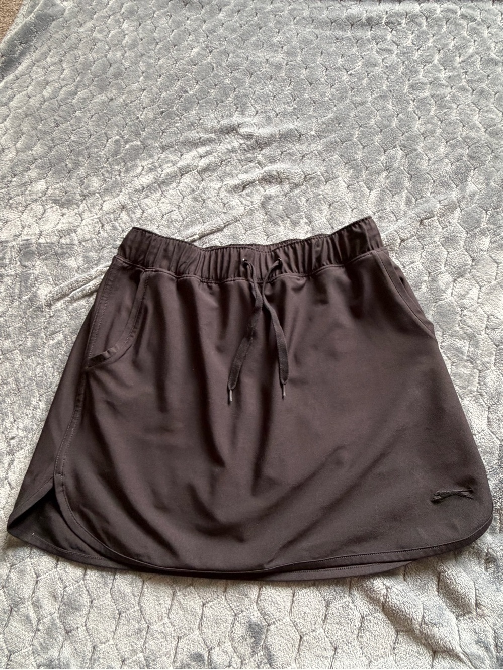 Slazenger Black Active Drawstring Skort